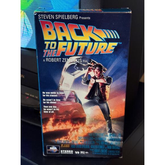 Back to the future, VHS Christopher Lloyd, Michael J. Fox 1986 original release. - Picture 1 of 3